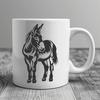 Beautiful Donkey - Cricut PDF