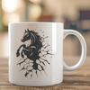 Creative Horse Digital Drawing - Free DXF