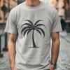 Free Unique Palm Tree Vector Drawing