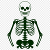 Stunning Skeleton Digital Drawing - Free PNG Download