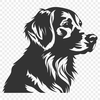 Free Artistic Golden Retriever Design