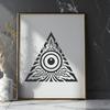 Unique Eye Of Providence Drawing SVG - Free Download