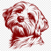 Artistic Havanese Vector Image - Free DXF Download