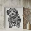 Ornate Havanese - Sublimation DXF