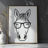 Free Unique Horse Printable Image SVG - Commercial Use