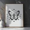 Free Unique Butterfly Artwork PDF - Commercial Use