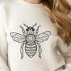 Beautiful Bee In DXF