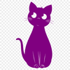 Cute Sitting Cat PNG