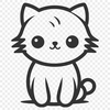 Kitten Vector Craft File In PDF File Format For Free Download