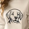 Artistic Labrador Retriever Digital Artwork In PNG For Free Download