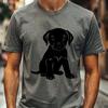 Cute Labrador Retriever In SVG & DXF