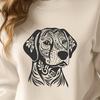 Ornate Labrador Retriever In SVG & PNG