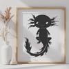 Artistic Axolotl DXF - Free Commercial Use Download