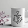 Stunning Anchor - Laser Engraver PNG