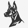 Dog Image In SVG, PNG, PDF And DXF Formats