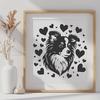 Shetland Sheepdog In SVG, PNG, PDF And DXF Formats