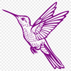 Artistic Hummingbird - For Sublimation Project