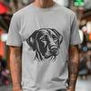 Free Labrador Retriever Template In SVG For Free Download