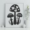 Beautiful Mushroom - Laser Cutter SVG