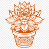 Stunning Plant - Laser Engraver SVG