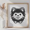 Stunning Pomeranian - For Craft Project