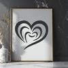 Stunning Love Heart - Craft DXF