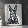 Artistic Doberman Pinscher Printable Artwork