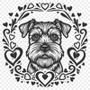 Unique Miniature Schnauzer Printable Artwork PNG - Free Download