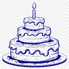 Free Unique Birthday Cake - Free DXF Download, Commercial Use