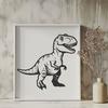 Beautiful T Rex In SVG Format - Free Download