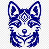 Beautiful Husky In SVG, PNG, PDF And DXF File Formats - Free