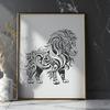 Beautiful Lion Clip Art