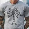 Free Unique Palm Tree Printable Image DXF - Commercial Use