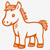 Unique Horse Illustration SVG - Free Download