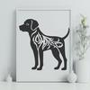 Ornate Labrador Retriever In PNG & SVG