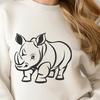 Rhino Clipart In PNG & SVG - Free Digital Download