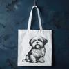 Free Sitting Shih Tzu - SVG