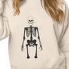 Unique Standing Skeleton Clip Art - PDF