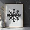 Snowflake Vector Art In SVG, PNG, PDF And DXF File Formats