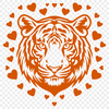 Beautiful Big Cat In SVG, PNG, PDF And DXF File Formats - Free