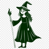 Witchcraft Vector Image In SVG, PNG, PDF And DXF File Formats