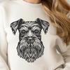 Stunning Miniature Schnauzer Printable Image - Free PNG