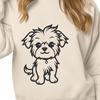 Beautiful Morkie - DXF Format