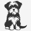 Sitting Morkie PDFs - Free Commercial Use