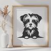 Morkie Design In SVG, PNG, PDF And DXF File Formats