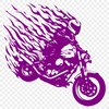 Artistic Motorcycle - For Laser Engraver Project