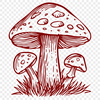 Free Unique Mushroom Clipart