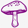 Mushroom Printable Artwork In SVG, PNG, PDF And DXF Formats