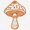 Creative Mushroom In SVG - Free Download