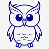 Unique Owl SVG, PNG, PDF And DXF Files